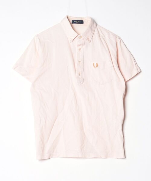 フレッドペリー 半袖 ポロシャツ ピンク FRED PERRY（フレッドペリー） 半袖ポロシャツ L ピンク メンズ