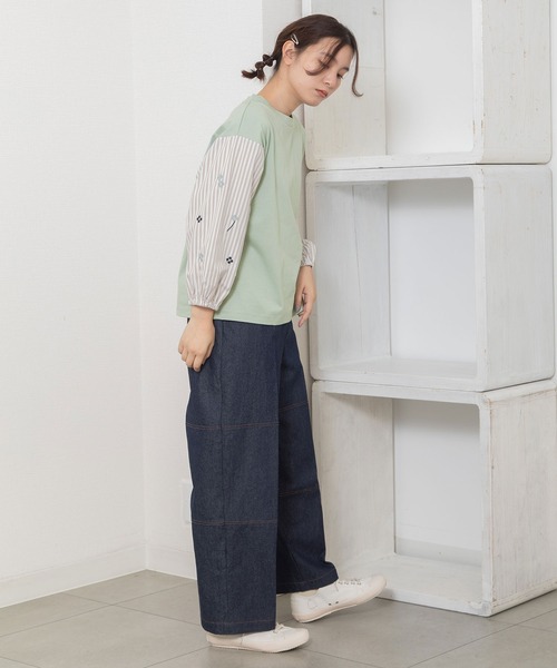 「POU DOU DOU」 7分袖カットソー 3 ブラック レディース_画像8