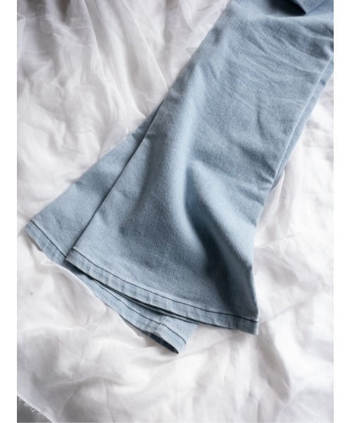 AMATERAS ジーンズ デニム デニムパンツ flare stretch asanoha