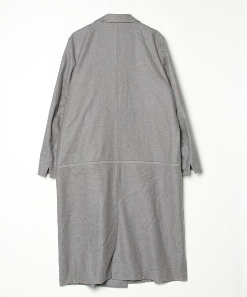 「ETHOSENS」 チェスターコート - グレー メンズ_画像2