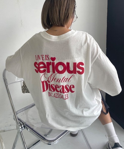 「SHAGGIE」 半袖Tシャツ FREE ピンク レディース_画像5