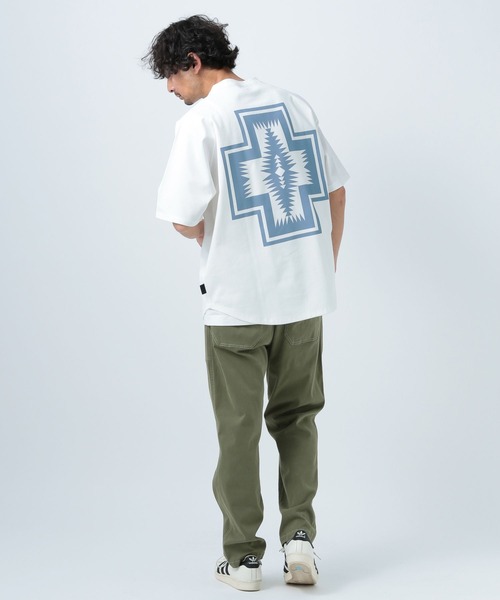 「PENDLETON」 半袖Tシャツ MEDIUM オフホワイト メンズ_画像6