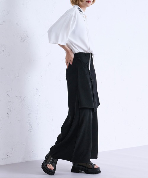 「Ellno Loset」 パンツ LARGE ブラック メンズ_画像3