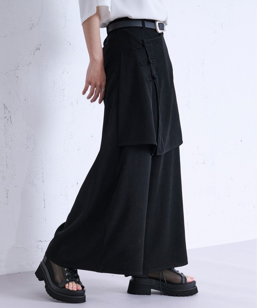 「Ellno Loset」 パンツ LARGE ブラック メンズ_画像8