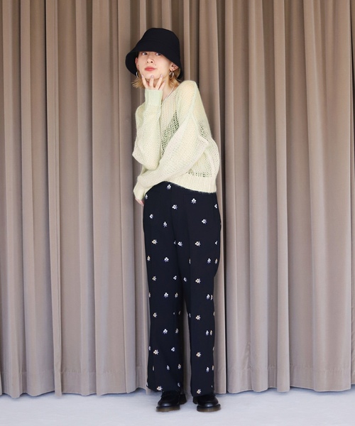 「SLOBE citron.」 長袖ニット - ピンク レディース_画像10