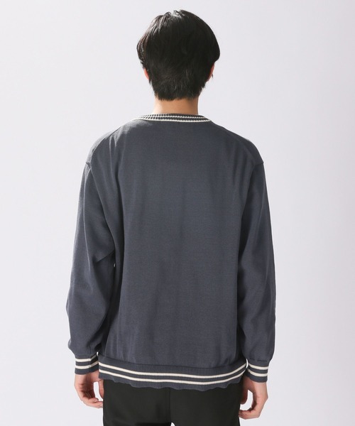 「NUMERALS」 長袖ニット MEDIUM グリーン メンズ_画像10