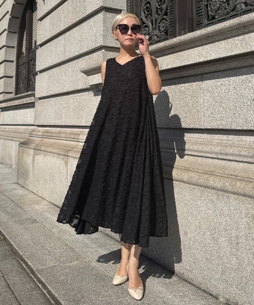 「JENNE」 ノースリーブワンピース SMALL ホワイト レディース_1