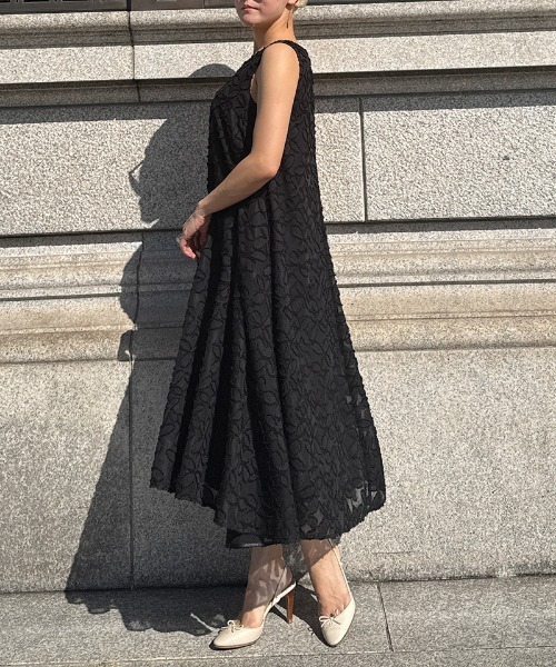「JENNE」 ノースリーブワンピース SMALL ホワイト レディース_6