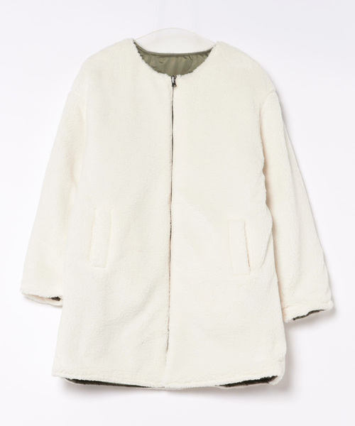 「libelle more」 コート M ネイビー レディース_画像3