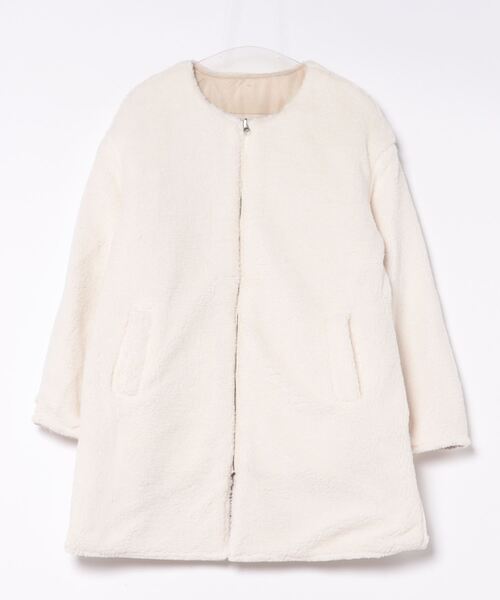 「libelle more」 コート M ネイビー レディース_画像4