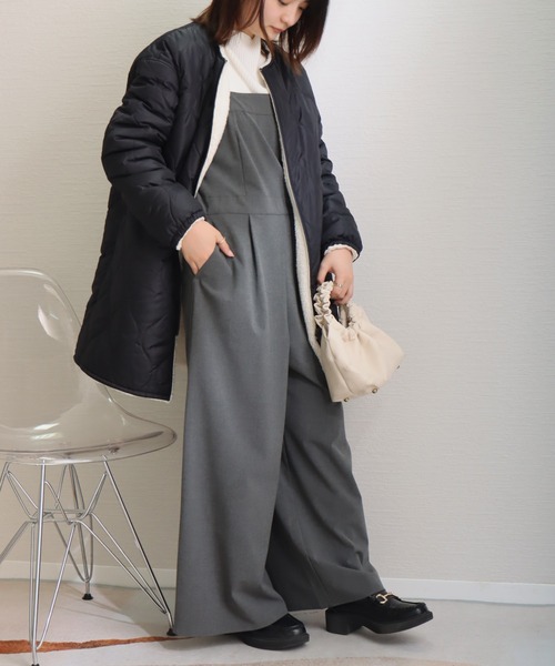 「libelle more」 コート M ネイビー レディース_画像6