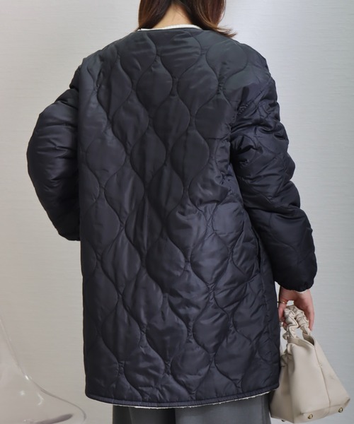 「libelle more」 コート M ネイビー レディース_画像8