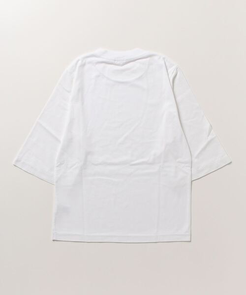 「LOEFF」 7分袖カットソー - ホワイト レディース_画像5