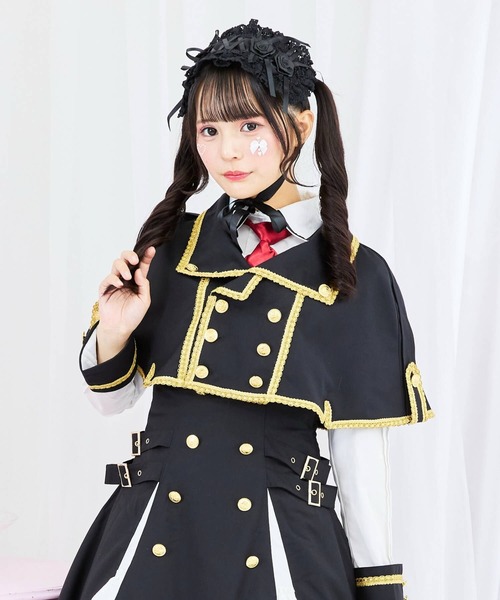 BODYLINE ワンピース 3wayゴールドチェーンのパンクジャンパースカート