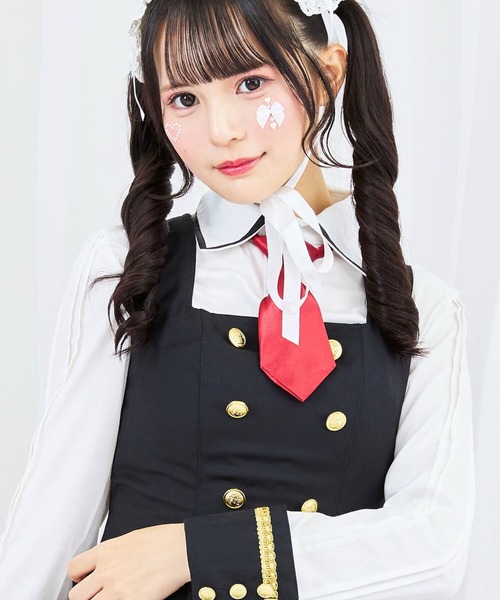 BODYLINE ワンピース 3wayゴールドチェーンのパンクジャンパースカート