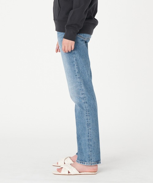 「501」 デニムパンツ 28inch ブルー レディース_画像3