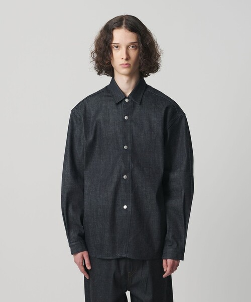 monkey time デニム CPO シャツ monkey time BEAUTY＆YOUTH UNITED ARROWS シャツ リジッド デニム CPO