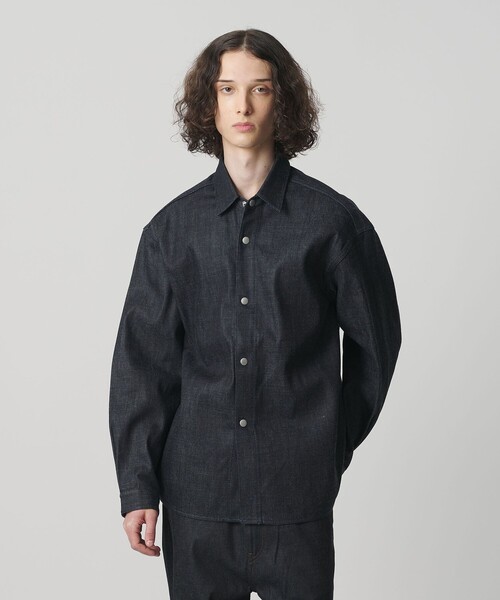 monkey time デニム CPO シャツ monkey time BEAUTY＆YOUTH UNITED ARROWS シャツ リジッド デニム CPO