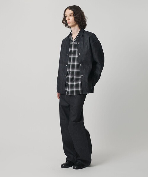 monkey time デニム CPO シャツ monkey time BEAUTY＆YOUTH UNITED ARROWS シャツ リジッド デニム CPO