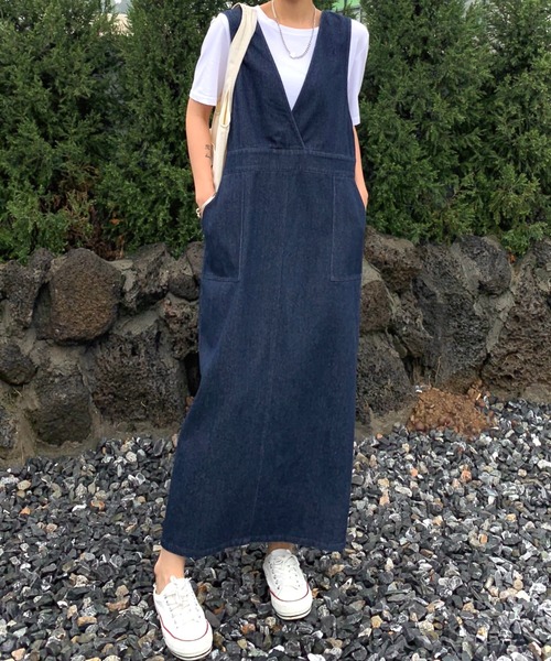 「ABITOKYO」 サロペットスカート FREE ブラック レディース_画像2