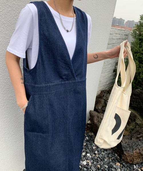 「ABITOKYO」 サロペットスカート FREE ブラック レディース_画像3