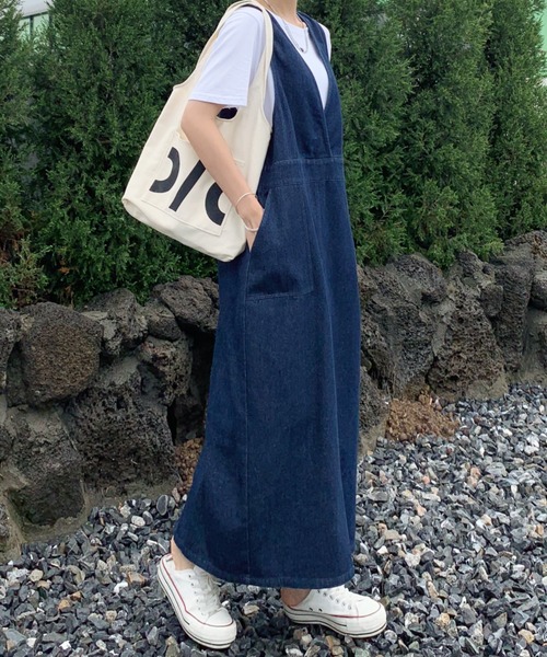 「ABITOKYO」 サロペットスカート FREE ブラック レディース_画像4