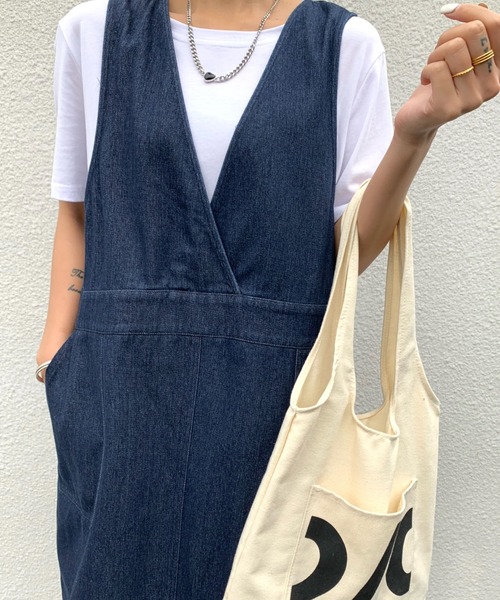 「ABITOKYO」 サロペットスカート FREE ブラック レディース_画像5