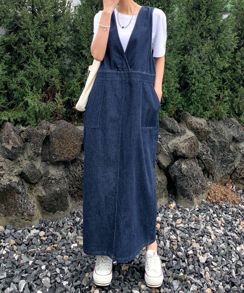 「ABITOKYO」 サロペットスカート FREE ブラック レディース_画像6