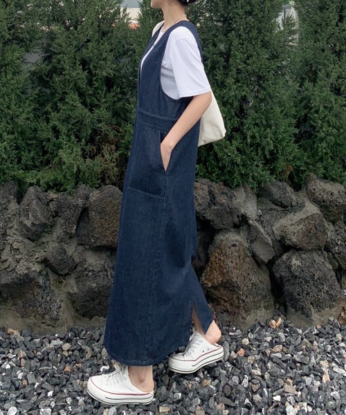 「ABITOKYO」 サロペットスカート FREE ブラック レディース_画像7