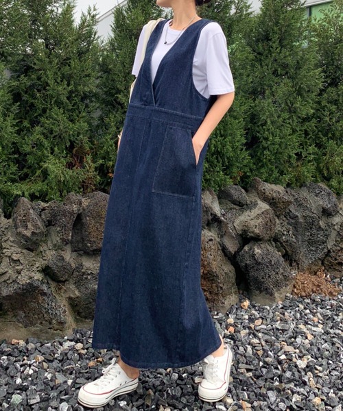 「ABITOKYO」 サロペットスカート FREE ブラック レディース_画像8