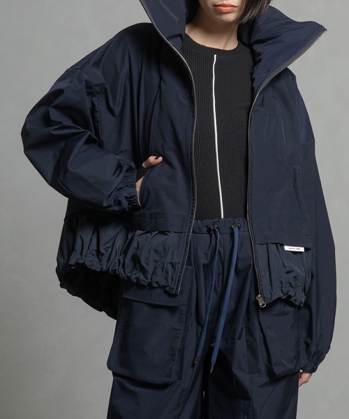 「MARECHAL TERRE」 ブルゾン MEDIUM ネイビー レディース_画像2