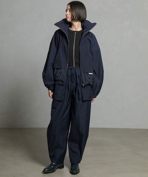「MARECHAL TERRE」 ブルゾン MEDIUM ネイビー レディース_画像6