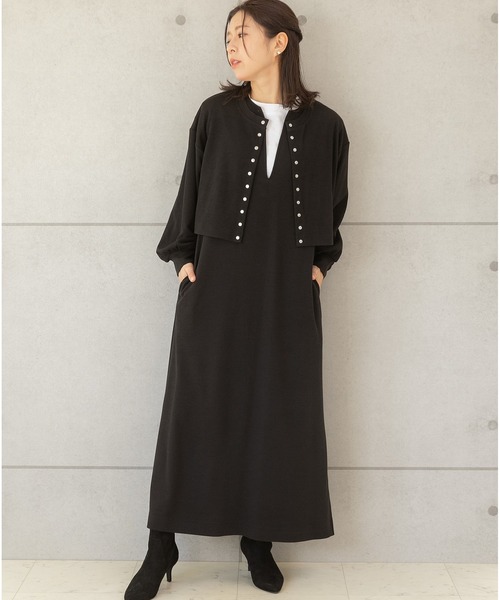 「PREFERIR」 セットアップ MEDIUM ブラック レディース_画像3