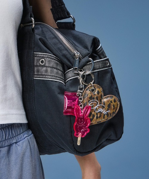 X-girl（エックスガール） ショルダーバッグ バッグ 2WAY DRUM BAG 