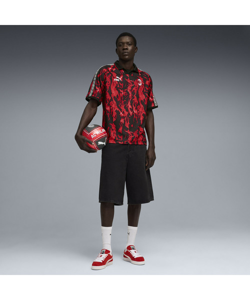 PUMA（プーマ） tシャツ メンズ ACミラン キング レトロ 半袖 シャツ