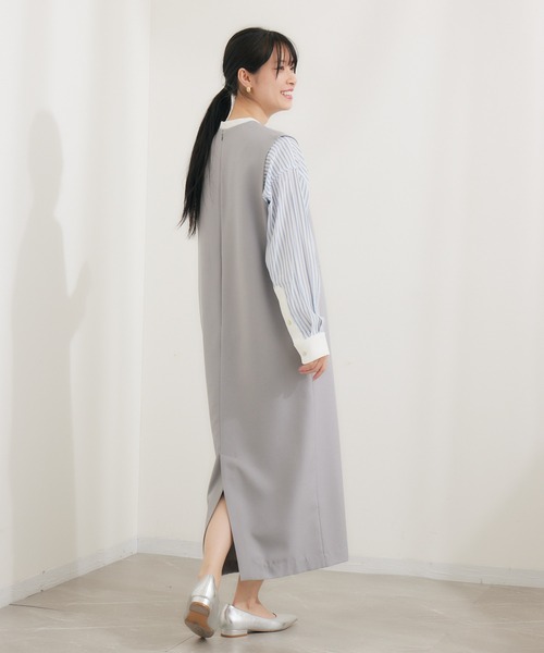 「KATHARINE ROSS」 サロペットスカート MEDIUM ベージュ レディース_画像7