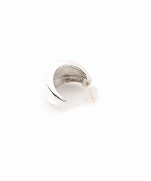 ピアス 「SAMH by LILAS」ワイド平甲丸ピアス SV（両耳） レディースの画像