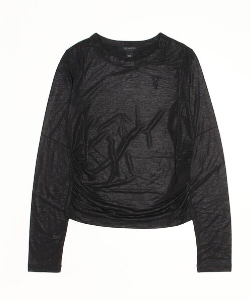 「ALLSAINTS」 長袖カットソー 6 ブラック レディース_画像3