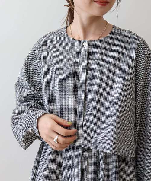 「AMERICAN HOLIC」 長袖ブラウス L ブルー レディース_画像8