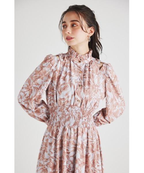 「rienda」 長袖ワンピース MEDIUM ブラック レディース_画像5