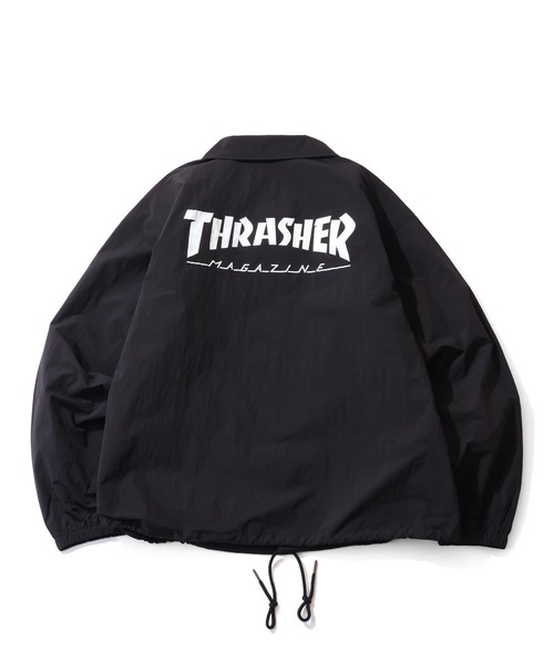 THRASHER（スラッシャー） コーチジャケット M ブラック メンズ