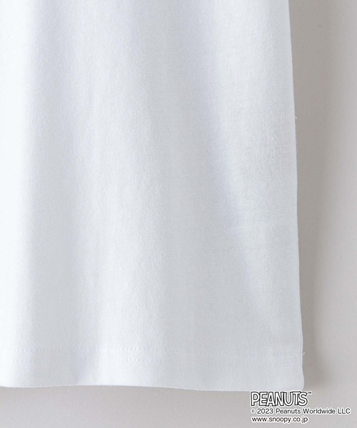 「PEANUTS」 半袖Tシャツ X-LARGE ピンク系その他 メンズ_画像8