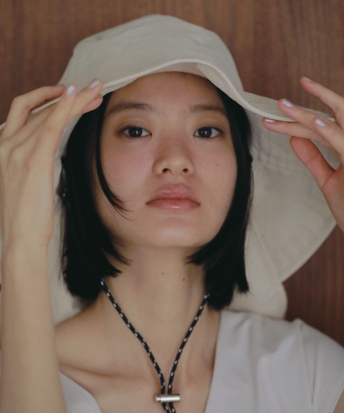 帽子 ハット 「UVカット・撥水」ツバヒロハット レディースの画像