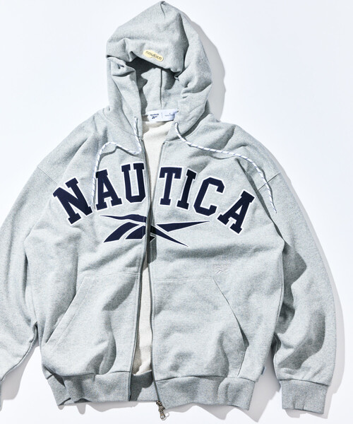 NAUTICA（ノーティカ） ジップアップパーカー MEDIUM グレー メンズ