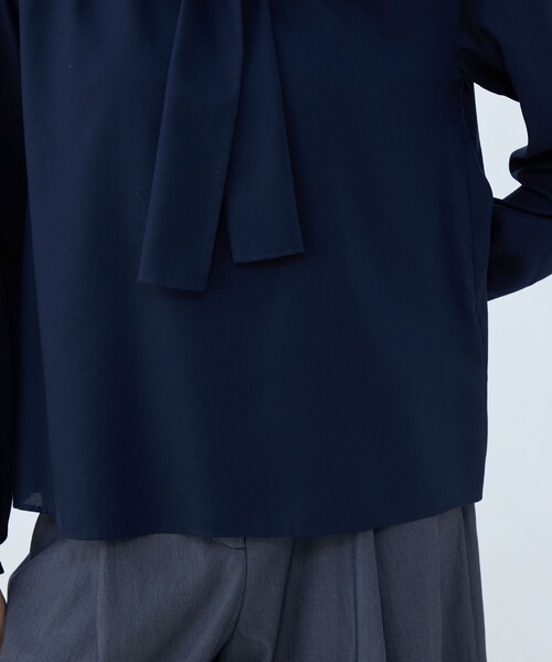Ballsey（ボールジィ） 長袖ブラウス 36 ネイビー レディース 