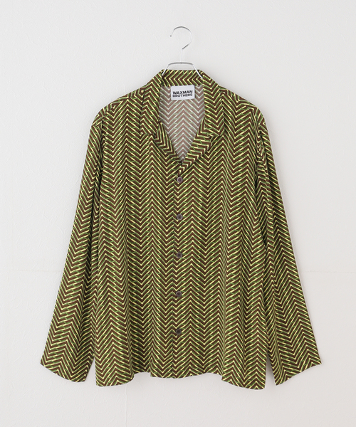 ブラウス シャツ 「WAXMAN BROTHERS/ワックスマンブラザーズ」PIJAMA SHIRT レディース
