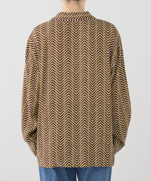 シャツ/ブラウス(長袖/七分) WAXMAN BROTHERS 21AW PAJAMA SHIRT セール】 Waxman Brothers PIJAMA SHIRT シャツ （シャツ・ブラウス