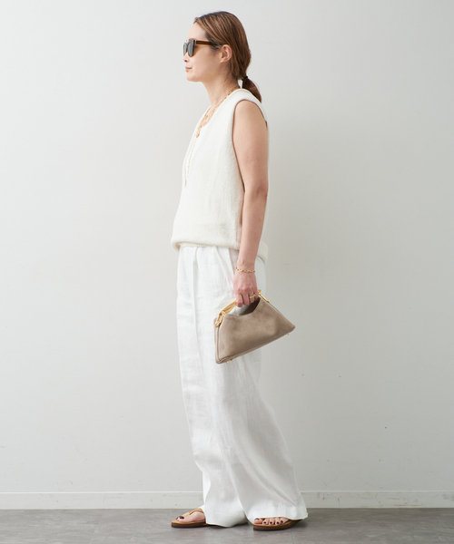 Deuxieme Classe（ドゥーズィエムクラス） ベスト ジレ Lily Linen V