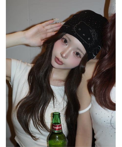 Darich（ダーリッチ） ニット帽 ニットキャップ レディース Hello