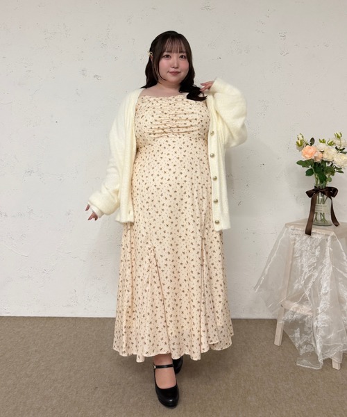 Louiosy（ルオシー） ワンピース 「Louisy」「大きいサイズ」フロント
